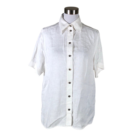 Unisex COS - Short-sleeved blouse, size 38 - White ()