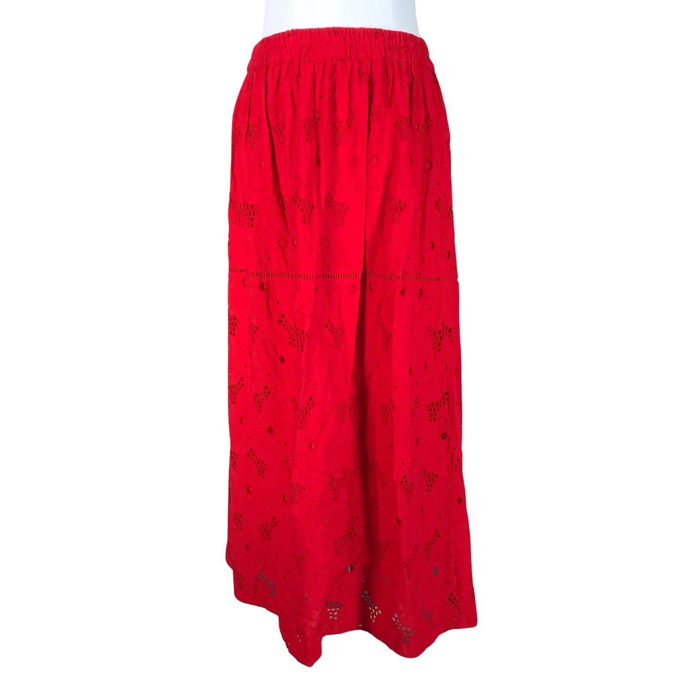 Unisex Y.A.S - Fabric skirt, size 36 - Red (1)