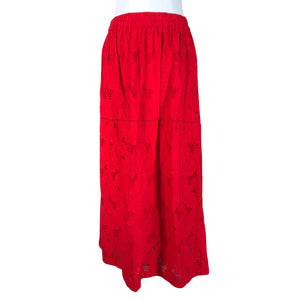 Unisex Y.A.S - Fabric skirt, size 36 - Red (1)