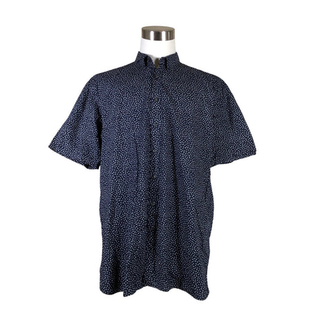 Unisex Bugatti - Collared shirt, size XXL - Blue ()