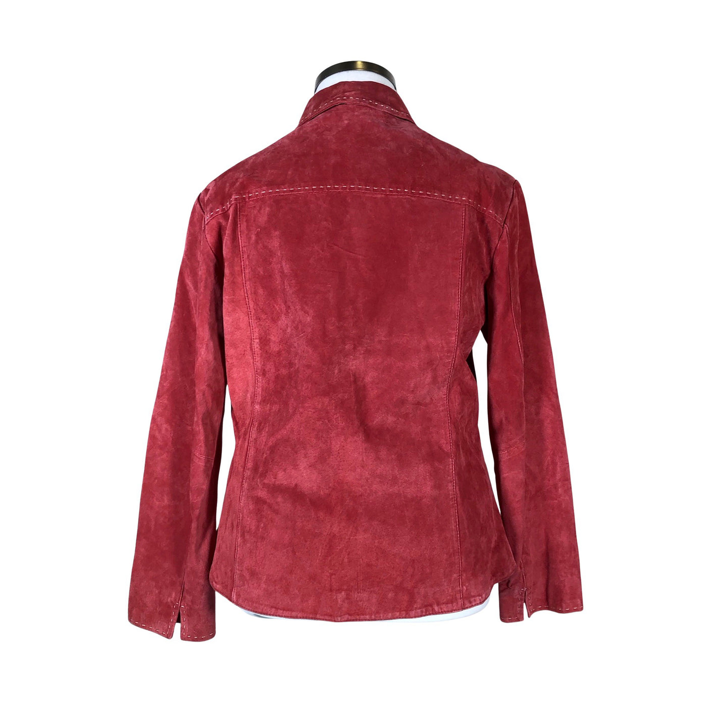 Unisex Bigel - Leather jacket, size 44 - Red (2)
