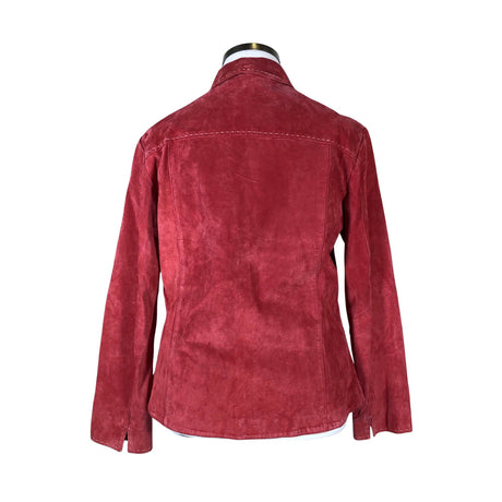 Unisex Bigel - Leather jacket, size 44 - Red (2)