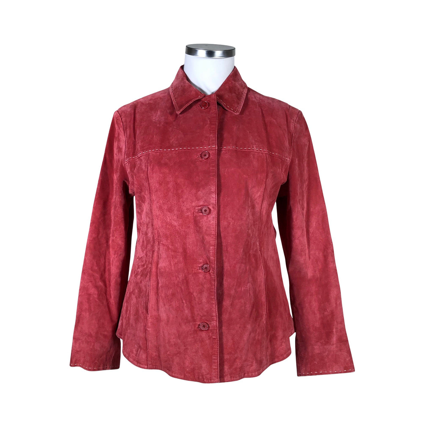 Unisex Bigel - Leather jacket, size 44 - Red (1)