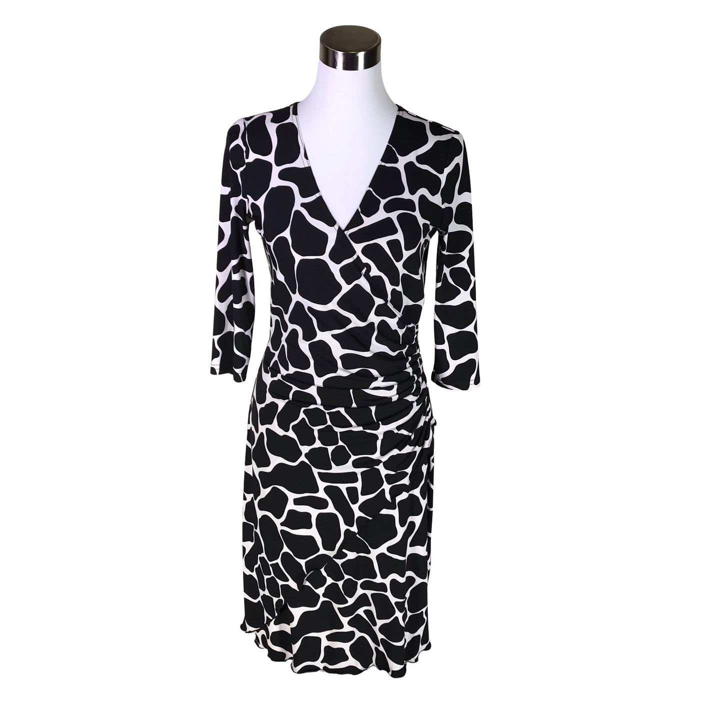 Unisex Joseph Ribkoff - Tricot dress, size 36 - Black (1)