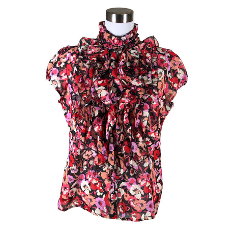 Unisex Saint Tropez - Short-sleeved blouse, size 40 - Red ()
