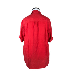 Unisex Andiata - Short-sleeved blouse, size 42 - Red (2)