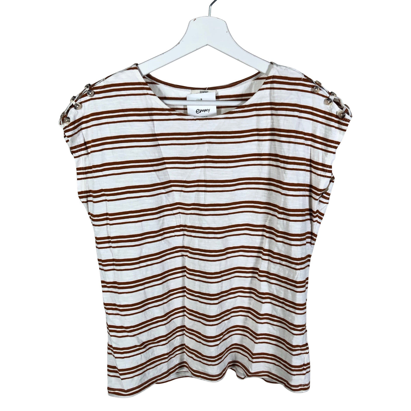 Unisex Esprit - Tricot tank top, size 36 - White (1)
