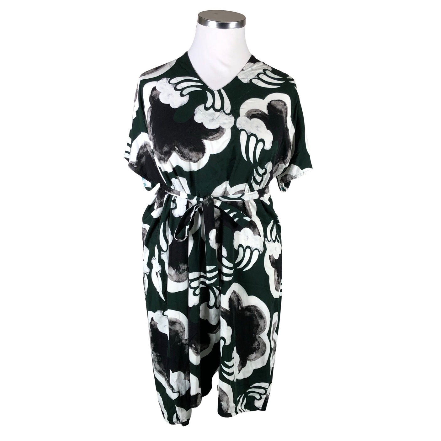 Unisex Nouki - Schiffon dress, size 44 - Green (1)