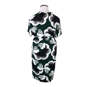 Unisex Nouki - Schiffon dress, size 44 - Green (3)