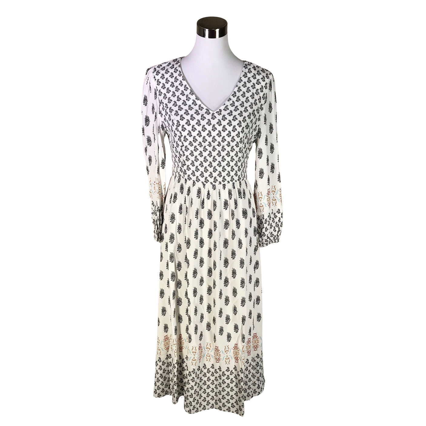 Unisex Rue de Femme - Schiffon dress, size 36 - White (1)
