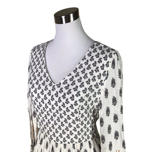 Unisex Rue de Femme - Schiffon dress, size 36 - White (3)
