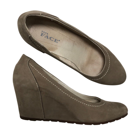 Unisex Your Face - Wedge heel shoes, size 38 - Brown ()