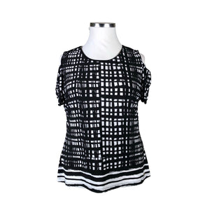 Unisex Calvin Klein - Short-sleeved blouse, size 42 - Black (1)