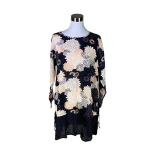Unisex The Masai - Schiffon tunic, size 40 - Black (1)