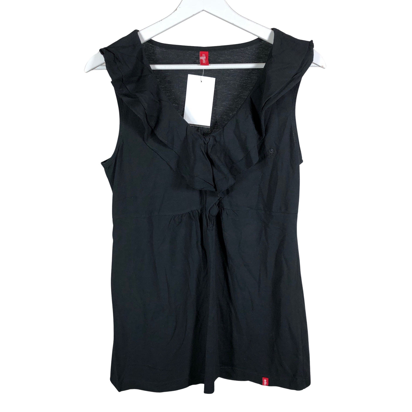 Unisex Esprit - Tricot tank top, size 40 - Black (1)