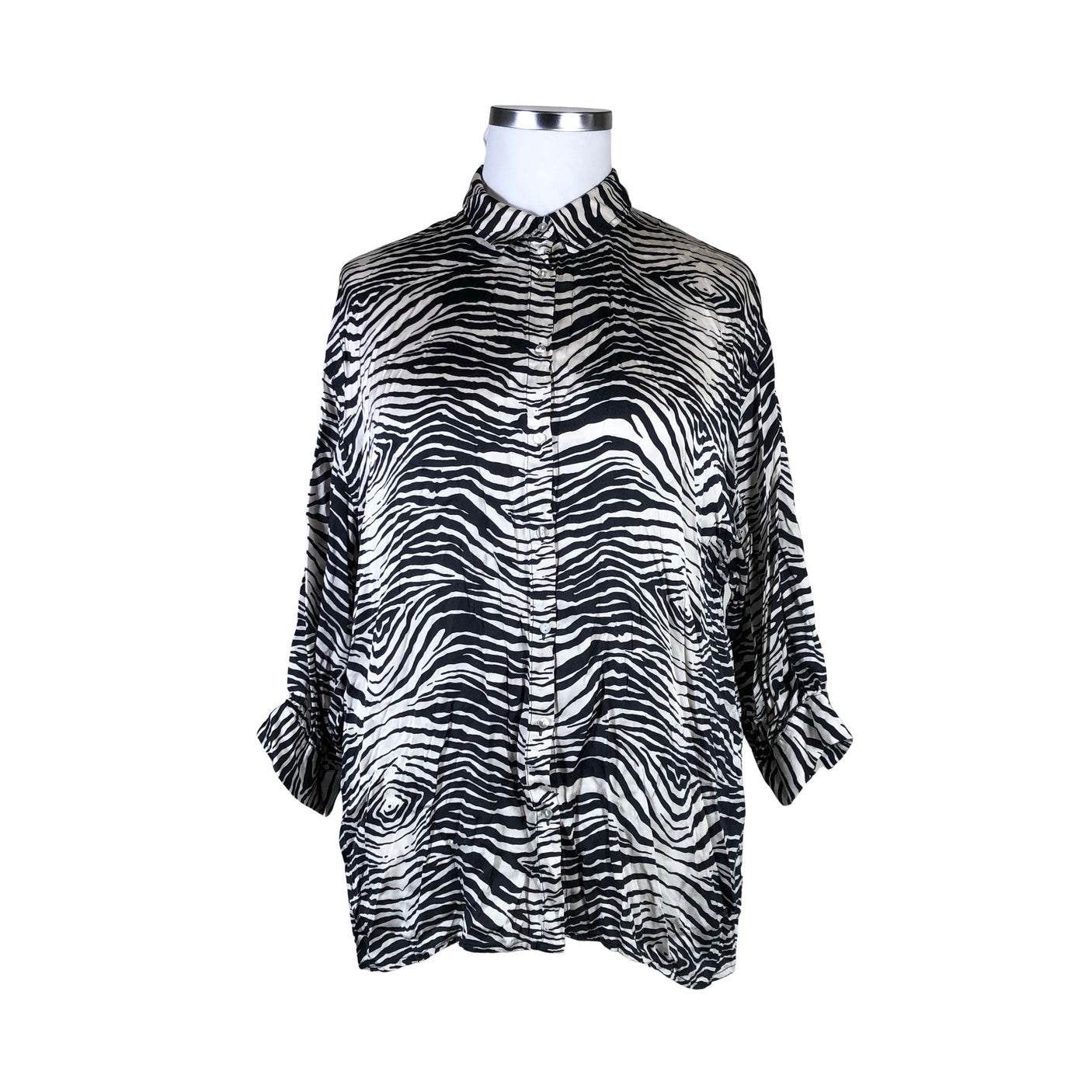 Unisex Soyaconcept - Schiffon tunic, size 42 - Gray (1)