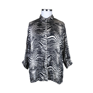 Unisex Soyaconcept - Schiffon tunic, size 42 - Gray (1)