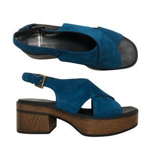Unisex Vagabond - Heeled sandals, size 38 - Blue (1)