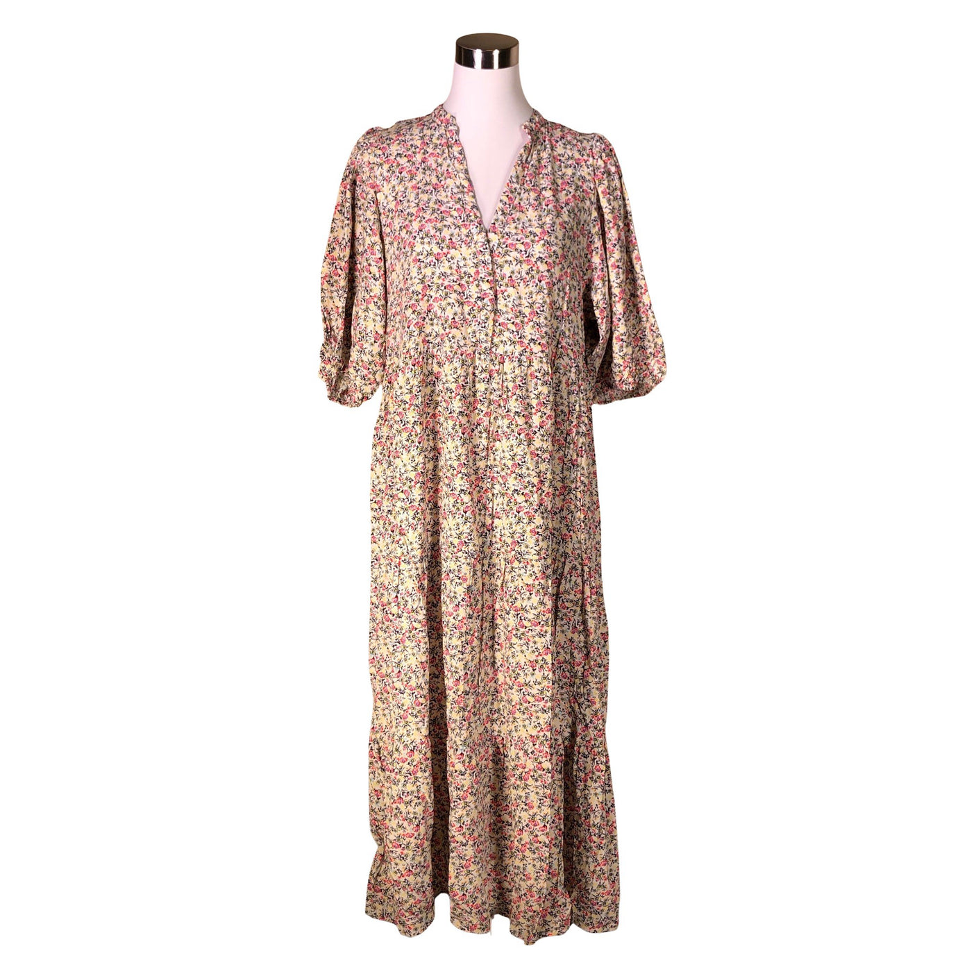 Unisex Co'couture - Schiffon dress, size 38 - White (1)