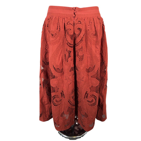 Unisex Sézane - Fabric skirt, size 44 - Brown (2)