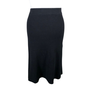 Unisex Sézane - Knit skirt, size 42 - Black (2)