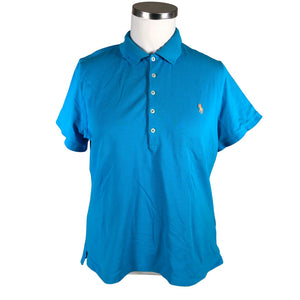 Unisex Polo Ralph Lauren - Polo shirt, size 44 - Turquoise (1)