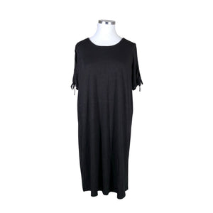 Unisex Zizzi - Tricot dress, size 46 - Black (1)