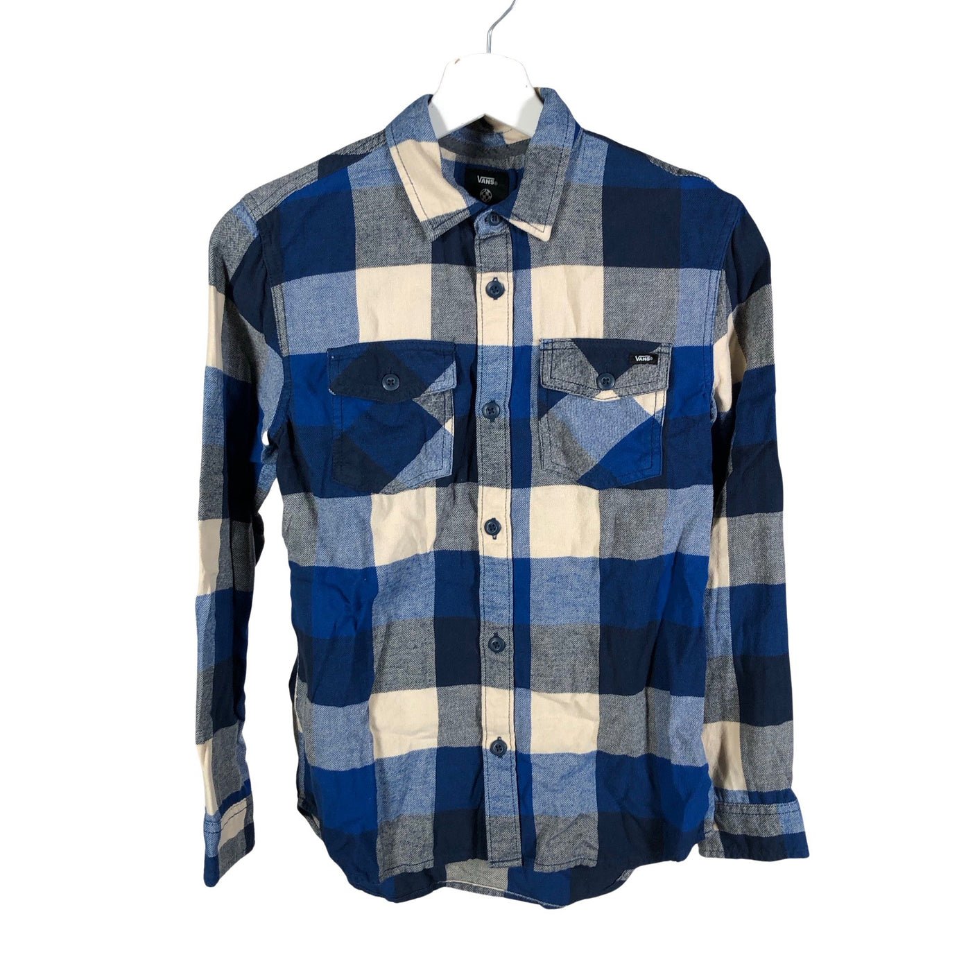 Unisex Vans - Flannel shirt, size 40 - Blue (1)