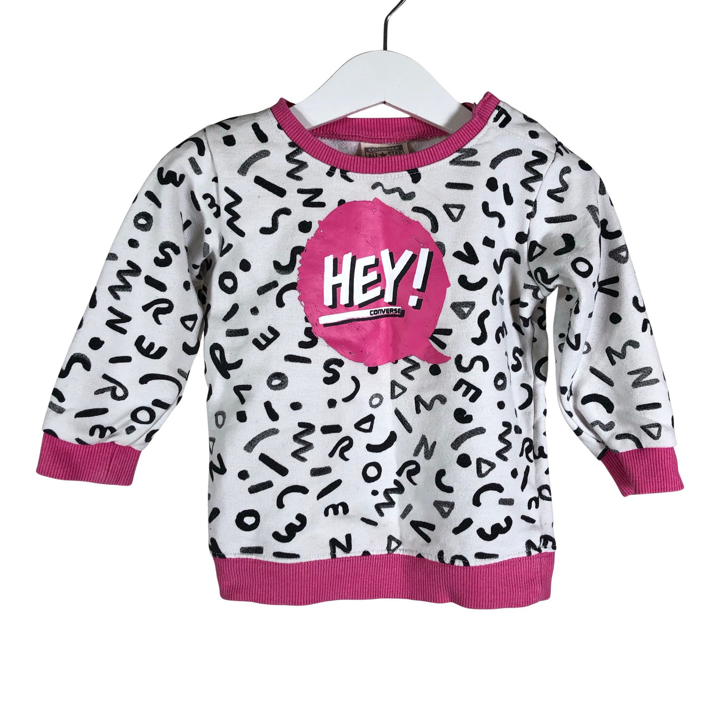 Unisex Converse - Sweatshirt, size 80 - 86 - White (1)