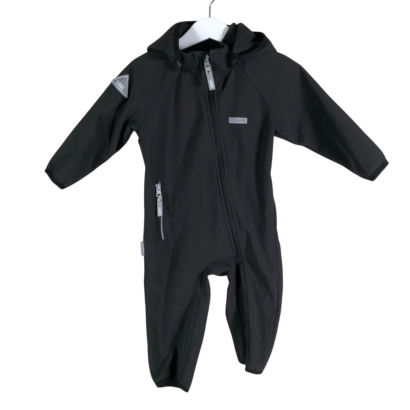 Unisex Lenne - Soft shell jumpsuit, size 74 - 80 - Black (1)