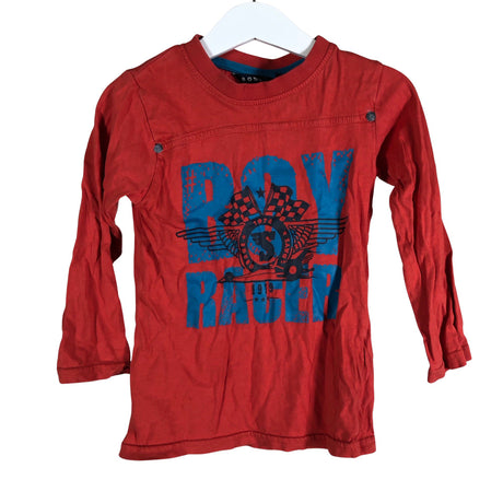 Unisex Bogi - Tricot shirt, size 92 - 98 - Red ()