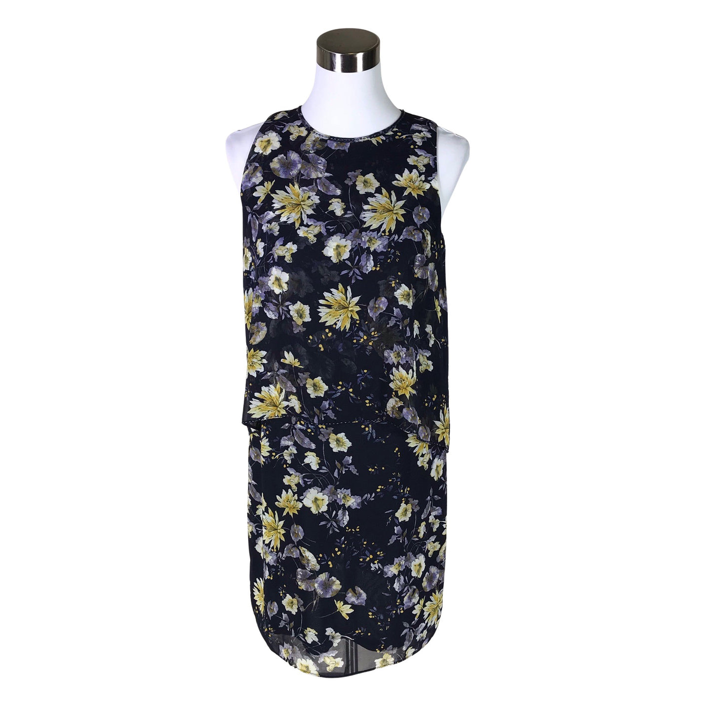Unisex Esprit - Schiffon dress, size 36 - Blue (1)