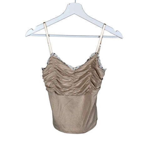 Unisex Claire.dk - Tricot tank top, size 34 - Beige ()