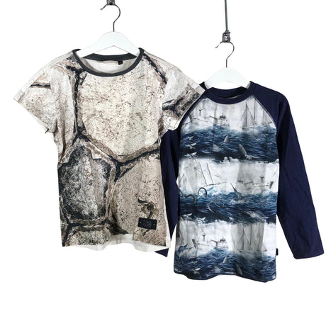 Unisex Molo Kids - Tricot shirt, size 122 - 128 - Blue ()