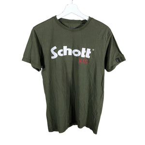 Unisex Schott NYC - T-shirt, size M - Green (1)