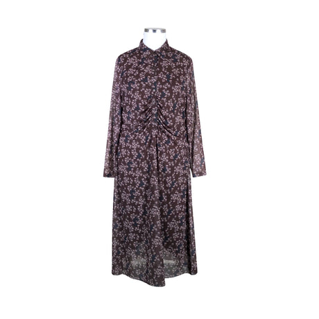 Unisex Gerry Weber - Schiffon dress, size 46 - Brown ()