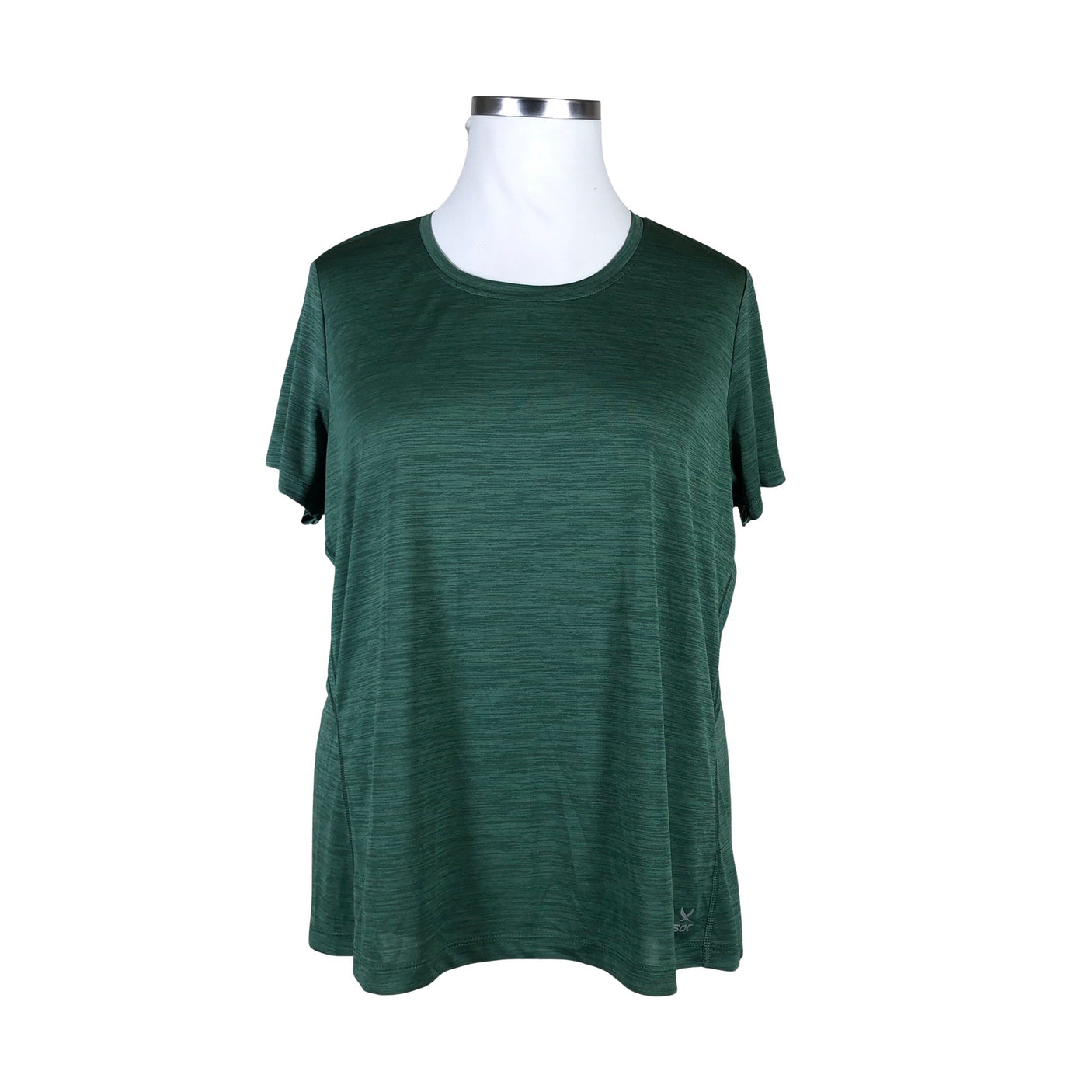 Unisex Soc - Sports shirt, short sleeve, size 44 - Green (1)