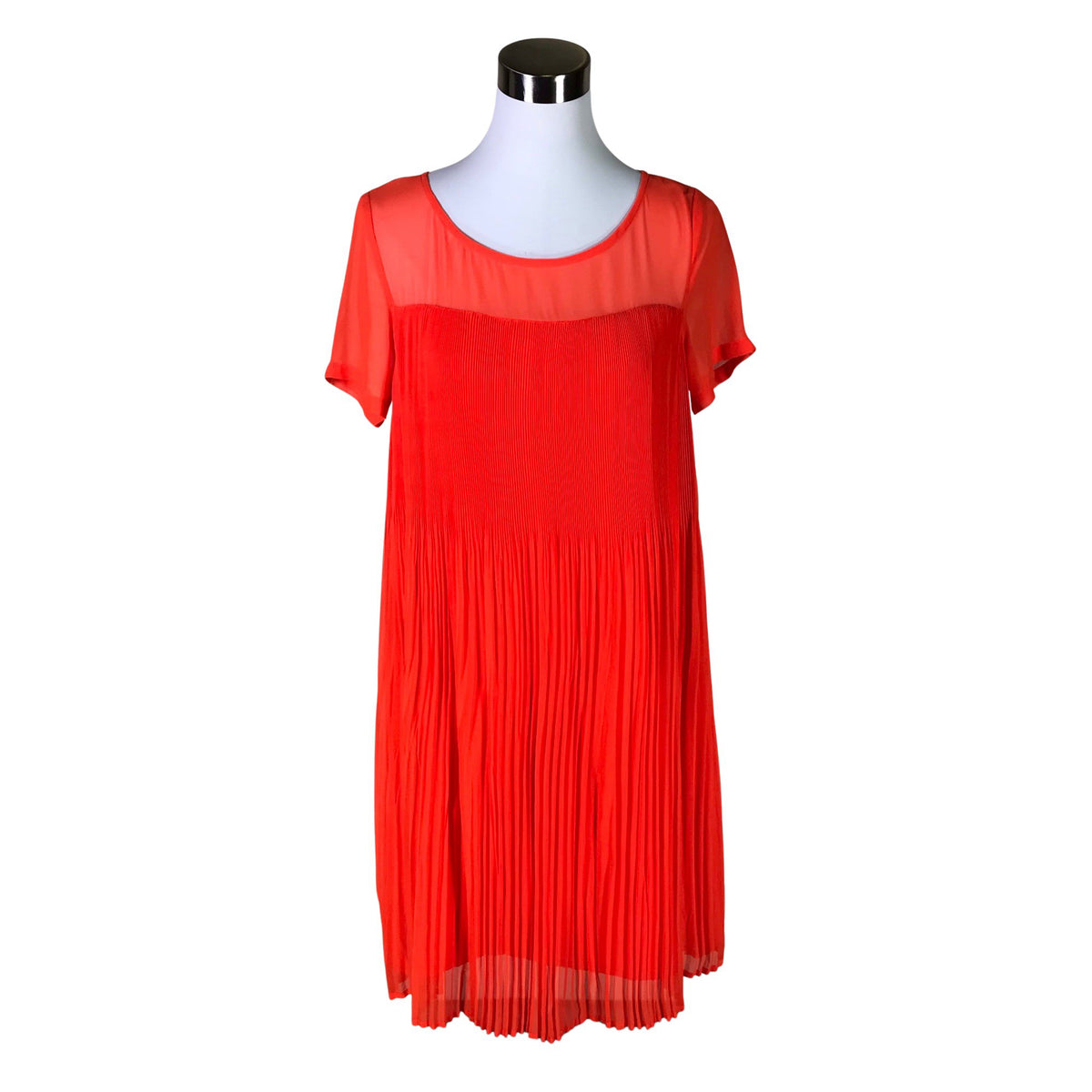 Unisex Nümph - Schiffon dress, size 38 - Orange (1)