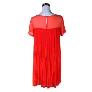 Unisex Nümph - Schiffon dress, size 38 - Orange (2)