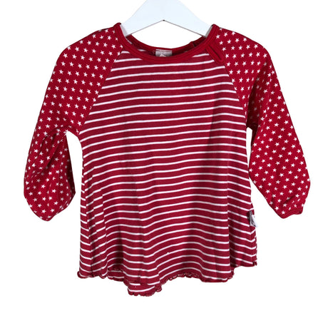Unisex PaaPii - Tricot shirt, size 86 - 92 - Red ()