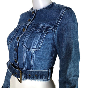 Unisex Maje - Denim jacket, size 34 - Blue (3)