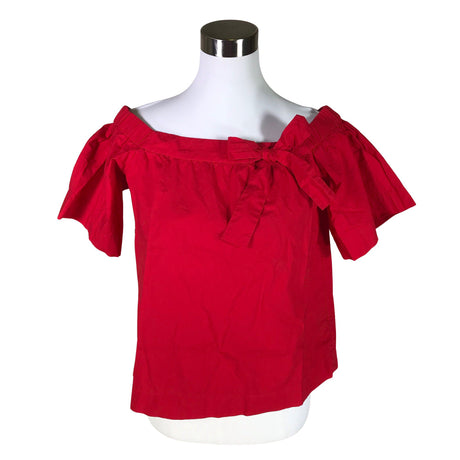 Unisex &Other Stories - Short-sleeved blouse, size 36 - Red ()