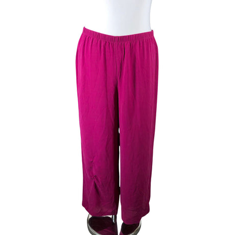 Unisex Eileen Fisher - Schiffon trousers, size 42 - Violet ()