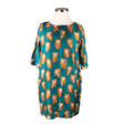 Unisex Samuji - Schiffon dress, size 42 - Green ()