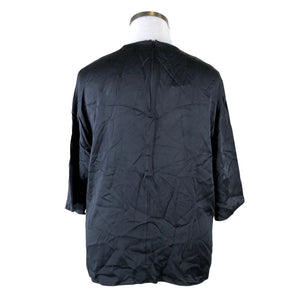 Unisex Vince. - Short-sleeved blouse, size 42 - Black (3)