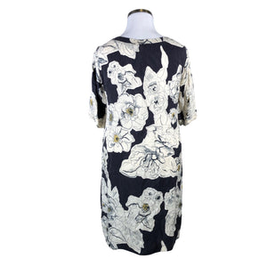Unisex Marc O'Polo - Schiffon dress, size 44 - Blue (2)