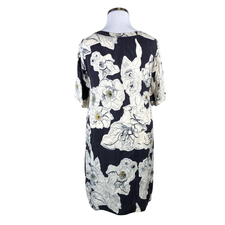 Unisex Marc O'Polo - Schiffon dress, size 44 - Blue (2)