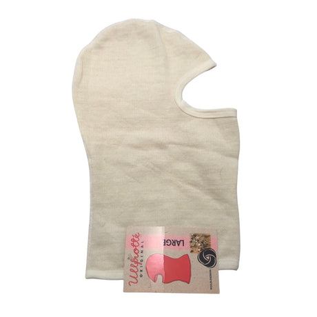 Unisex Ullfrotté - Balaclava, size 54 - 56 cm - Natural white ()