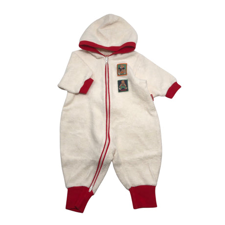 Unisex Reima - Fleece overall, size 44 - 50 - Natural white ()