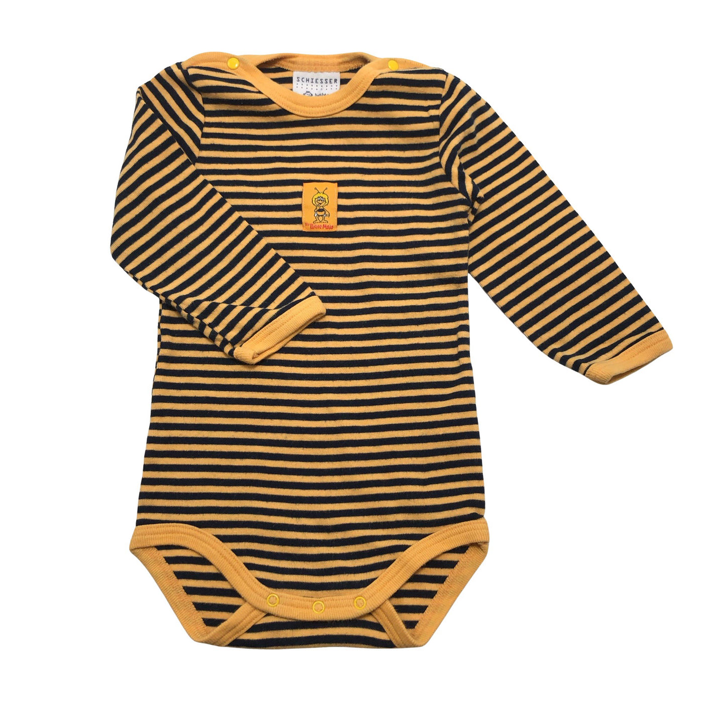 Unisex Schiesser - Body, size 68 - 74 - Yellow (1)